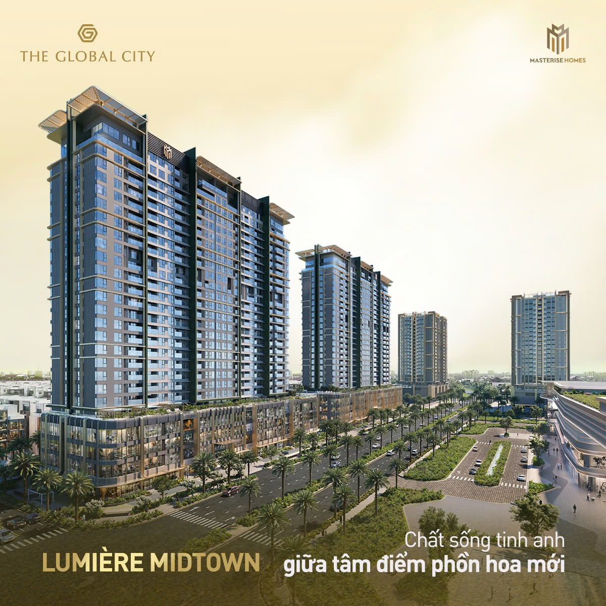 Lumière Midtown – bộ đôi tháp xanh sang trọng