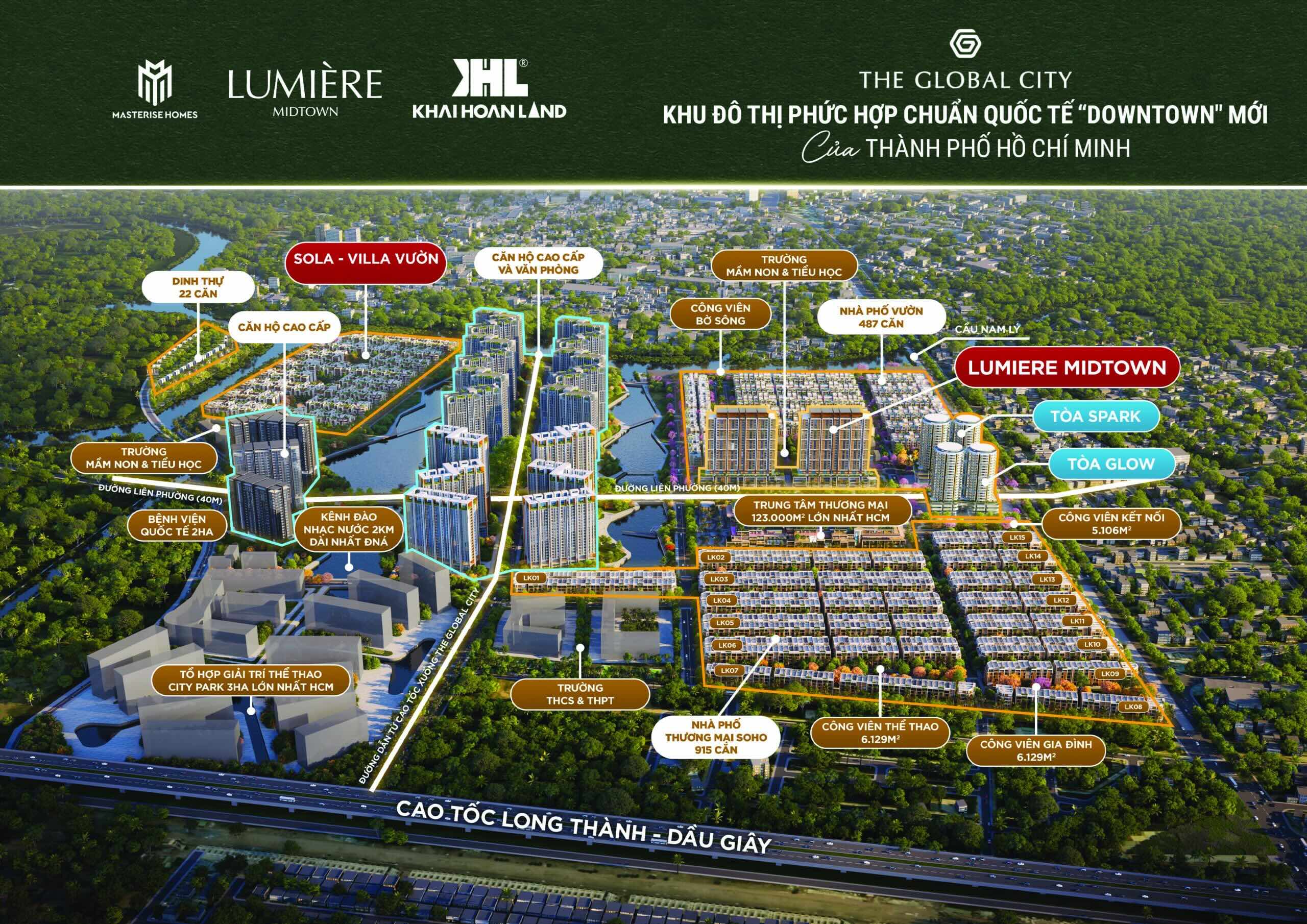 mặt bằng tổng thể The Global City