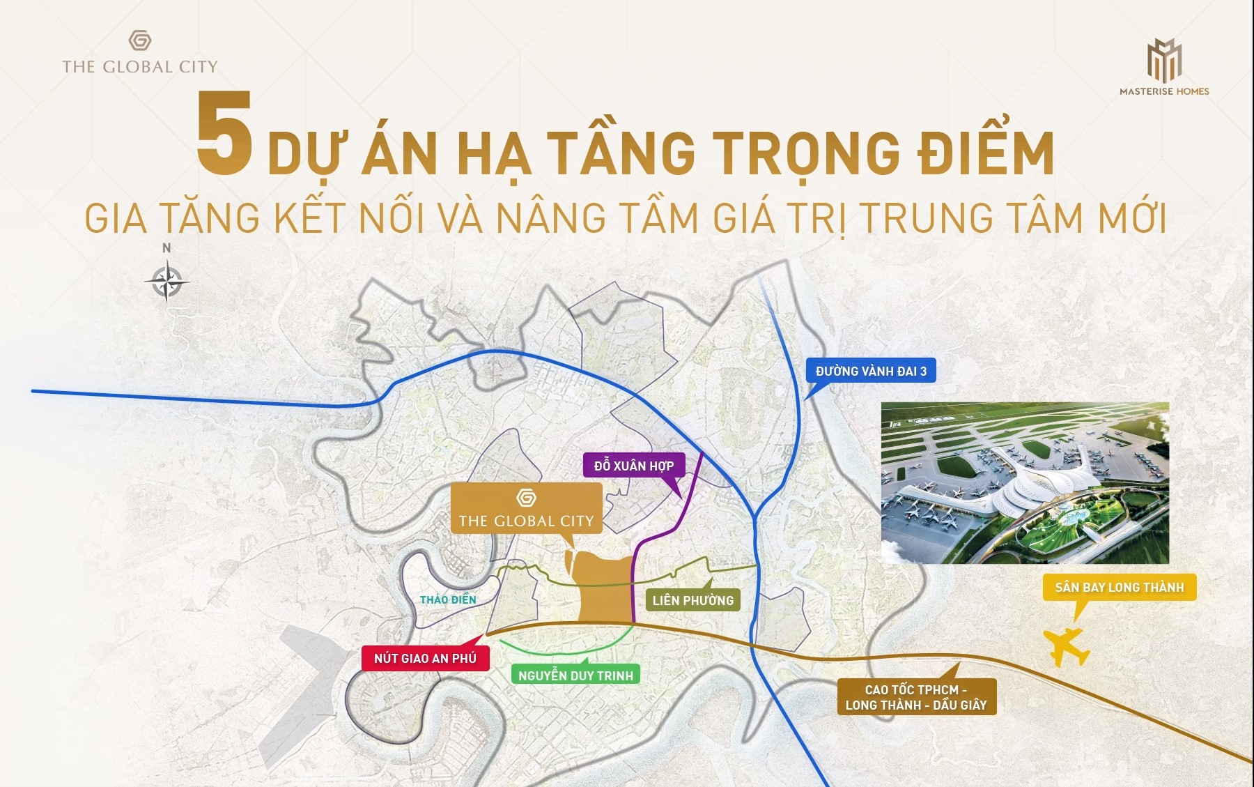 Hạ tầng giao thông đồng bộ – Lợi thế cạnh tranh lớn của vị trí Lumière Midtown