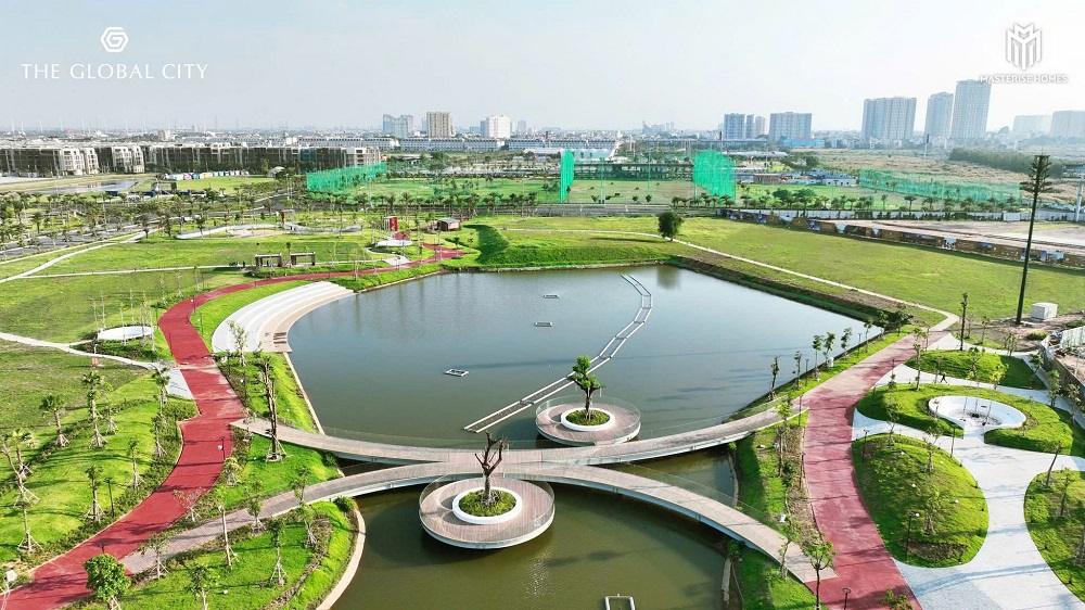Tiện ích The Global City chú trọng đến các mảng xanh